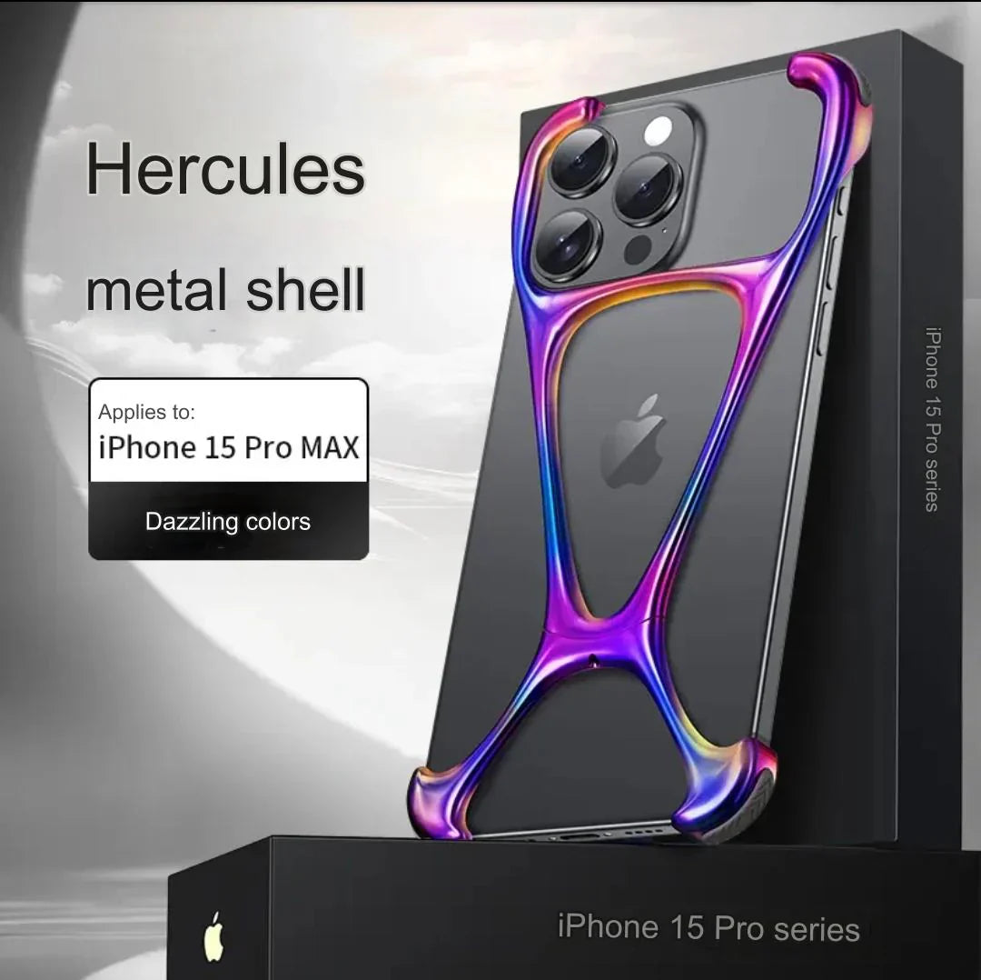 Armor King Metal Frameless Cover for iPhone