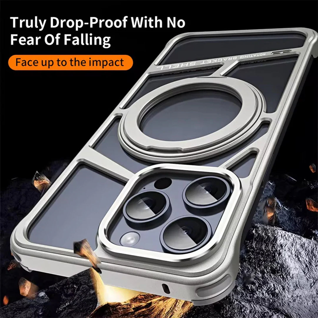 Rotating Bracket Shell Luxury Design Case for iPhone