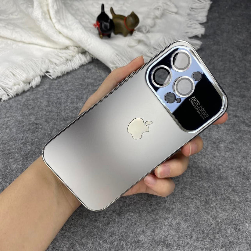 Premium Chromatic AG Lens Glass Case For iPhone 15 Series