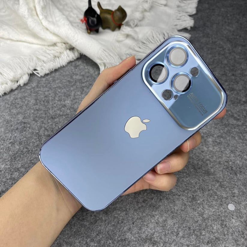 Premium Chromatic AG Lens Glass Case For iPhone 15 Series