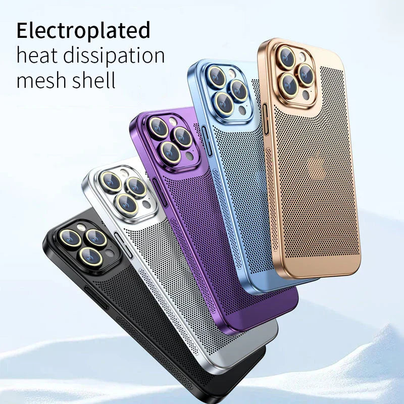 Cooling Metal Phone Case for iPhone