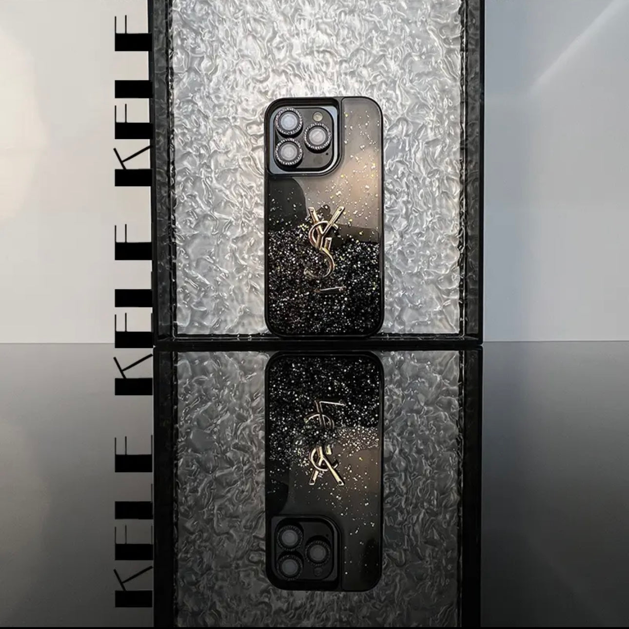 YSL Shine x Mono iPhone Case (With chain)