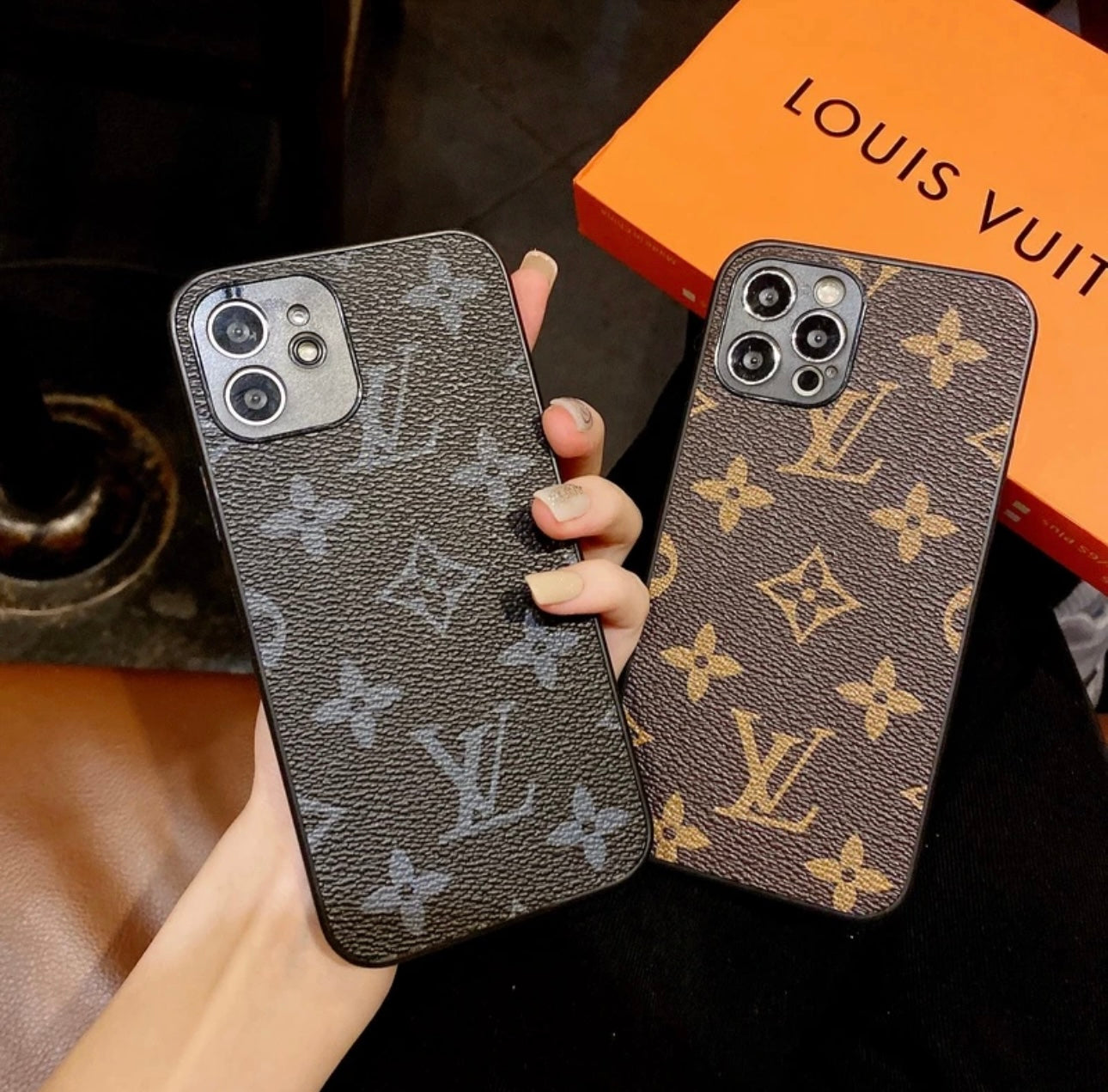 NEW LV  Shine x Mono iPhone Case (with box)