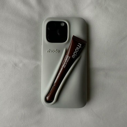 Rhode Lip Phone Case 'Grey' and Tint + Lipstick Combo