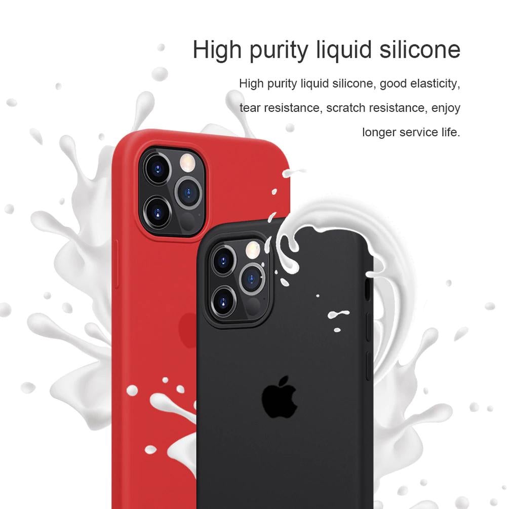 iPhone 12 Pro Max Liquid Silicone Logo Case