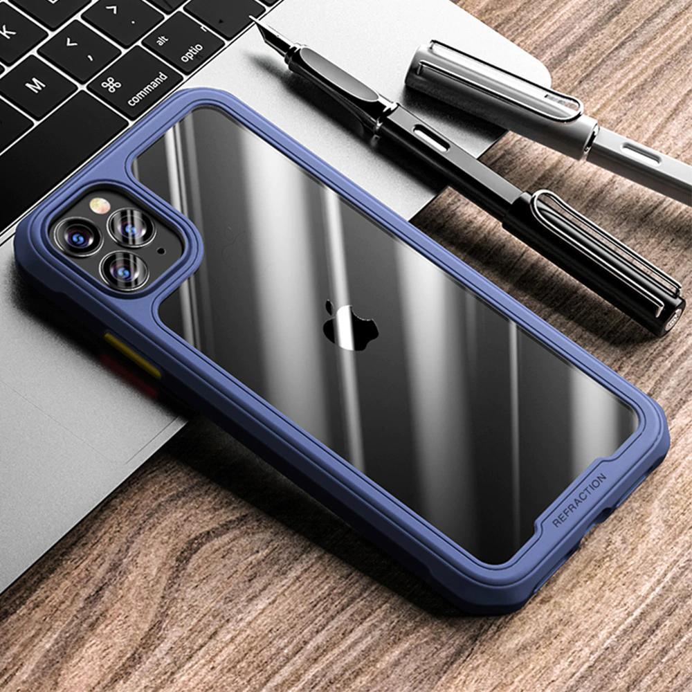 iPhone 12 Mini Durable Shockproof Refraction Fiber Case