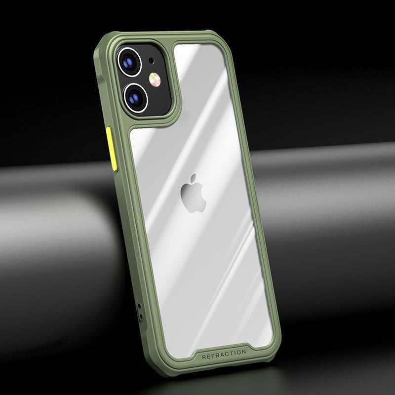 iPhone 12 Mini Durable Shockproof Refraction Fiber Case