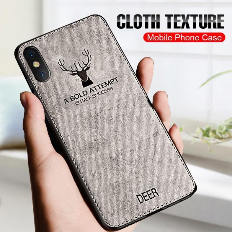 iPhone XS Max Deer Pattern Inspirational Soft Case