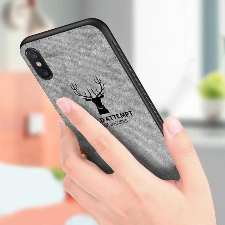 iPhone XS Max Deer Pattern Inspirational Soft Case