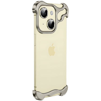 Alien Skeleton Frameless Metal Case with Camera Protector