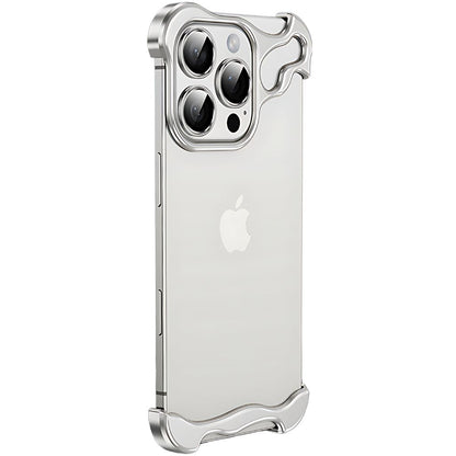 Alien Skeleton Frameless Metal Case with Camera Protector