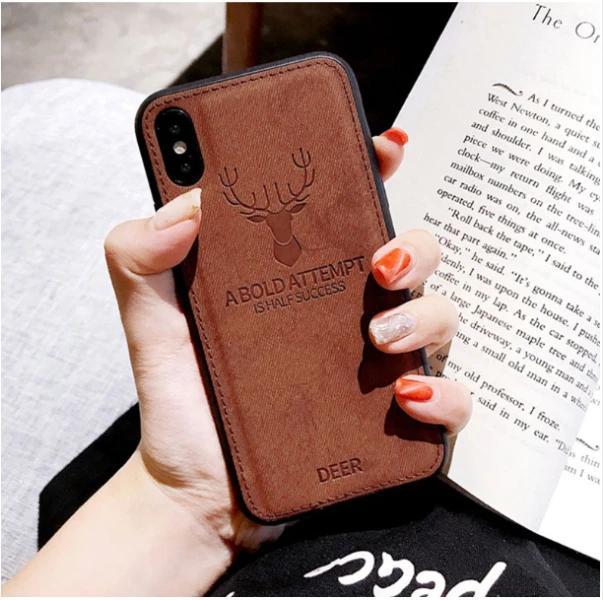 iPhone XS Max Deer Pattern Inspirational Soft Case